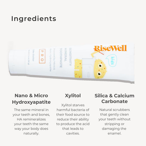 PRO Mineral Toothpaste for Kids by RiseWell