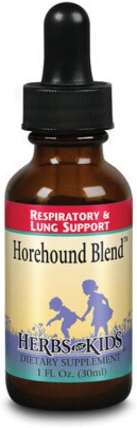 Herbs For Kids Horehound Blend, 1 oz Liquid, Respiratory & Lungs Support Dietary Supplement