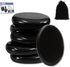 Hot Stones for Massage - 6 Pcs Basalt Massage Stones, Tools for Home Spa, Muscle Relaxation for Back, Neck, and More