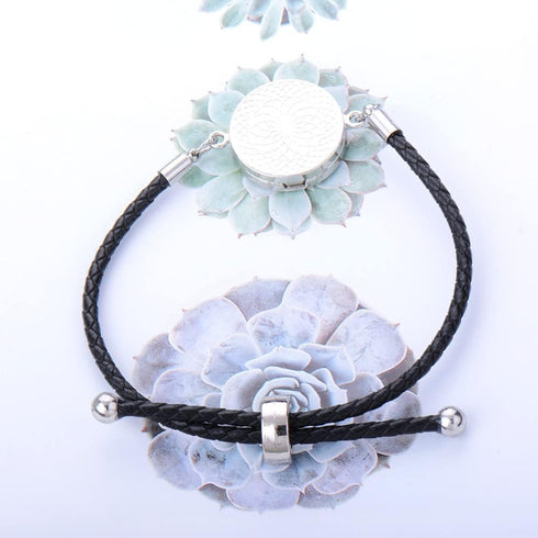 Set Bracelet Aromatherapy Essential Oil Diffuser Stainless Steel Bracelet - Adjustable Women Jewelry Diffuser Bracelet