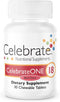 Celebrate Vitamins CelebrateONE 18 Chewables, 18mg Iron - One A Day Bariatric Multivitamin, Essential Vitamins &