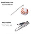 Nail Care Tool Kit, Manicure Tools with Buffers, Files, Clippers, Cuticle Fork, and Polishing Stick