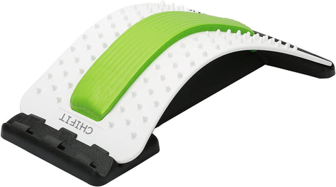 Lumbar Back Pain Relief Device, Lumbar Back Stretcher for Lower and Upper Back Support, Lumbar Support for Office Chair