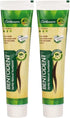 Pack 2) Bentodent Natural Toothpaste for Entire Family Incl Kids - SLS Free, Fluoride Free - Freshens Breath, Helps