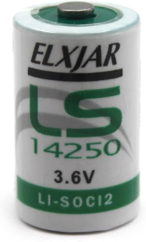 (2-Pack) 3.6V 1/2AA LS14250 Lithium for SAFT Water Meter, Electricity Meter, Gas