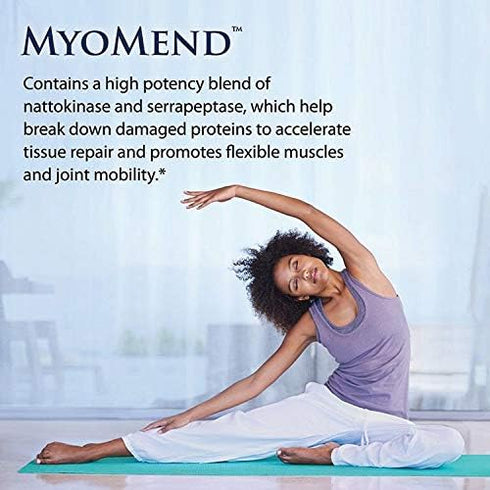 Myomend - 60 Capsules for Muscle & Joint Support, Formulated with Bromelain and Rutin, Vegan and Kosher