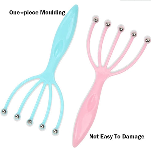 Scalp Massager, 2PCS Handheld Claw Head Massager for Deep Relaxation & Stress Reduction at Home