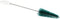 Prince Castle Saber King Cleaning Kit with Round Brush, Green - Vegetable