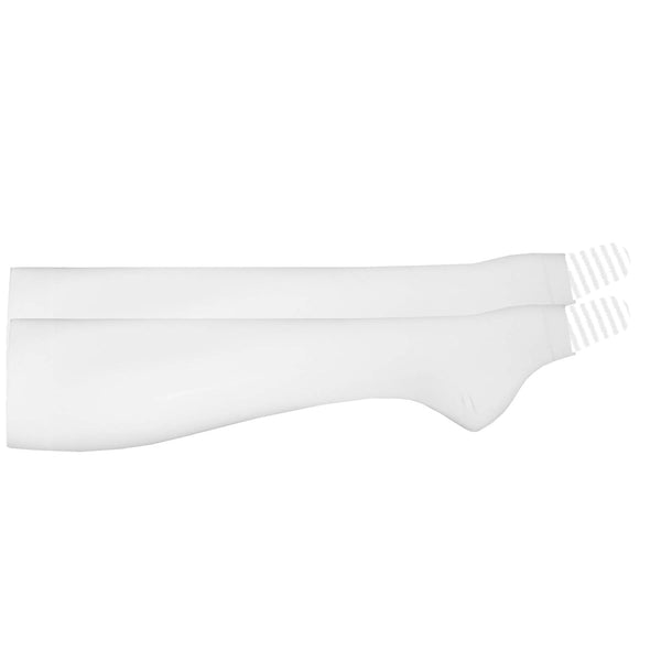 NuVein Surgical Stockings, 18 mmHg Recovery Support, Medical Unisex Fit, Knee High, Open Toe, White, 3X-Large
