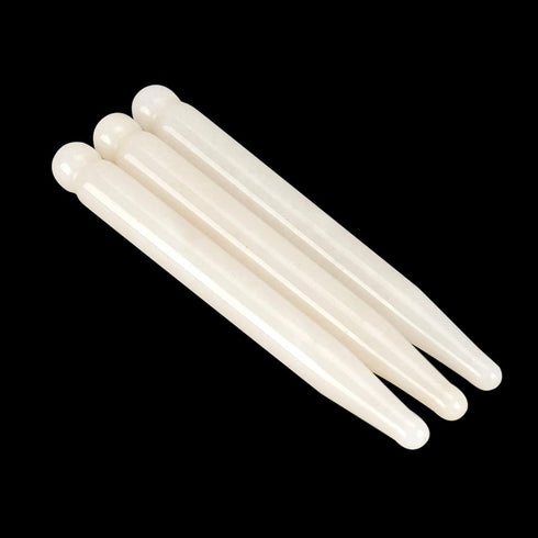 KENID 1Pcs White Jade Crystal Energy Stone Traditional Guasha Board for Body Shoulder Neck Back Massage (Color :