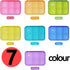 SHUNCHG 7 Set 6 7 42 Piece Pill Organizer Times a Day, Weekly Pill Case, Pill Organizer with Labels, Travel Pill
