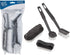 SIM SUPPLY Smart Savers Blue Plastic Bristle Scrub Brush Set (4-Piece) Pack of 12