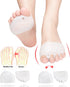 Metatarsal Pads, Gel Toe Separators, Bunion Corrector Cushion, Soft & Breathable Toe Spacers for Rapid Pain Relief