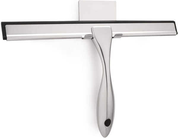 Hiware All-Purpose Shower Squeegee – Stainless Steel for Shower Doors, Bathroom, Window, and Car Glass