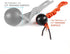 Tiger Tail Tiger Ball 1.7 Foam Roller Ball + 50” Corded Rope - Deep Tissue Massage Therapy for Muscle Recovery