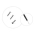 T4 Torx Screw Driver and Screws for Oakley TwoFace/TwoFace XL Sunglasses Repair Tools Screwdriver Eyeglass Replacement Repair Kit.