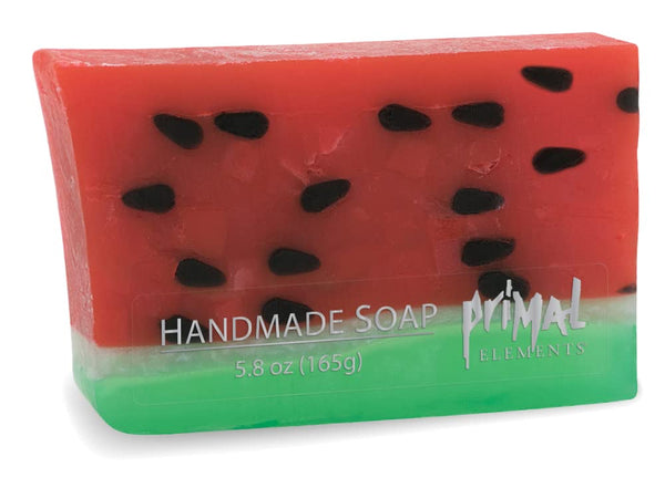 Primal Elements Watermelon Bar Soap, 6 Ounce in Shrink Wrap
