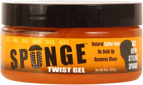 SPUNGE Barber Beauty Salon Maximum Hold Hair Twist Gel, 8oz HP-SPU6009