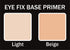 Jolie Eye Shadow Fix, Light, Creme Eye Lid Smudgeproof Non Crease Base Primer