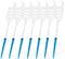 400pcs Dental Picks, Soft-Interdental Brush Double-Ended Toothpicks, Silicone Dental Floss