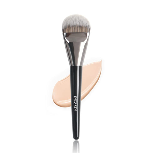 Flat Foundation Brush for Liquid Makeup, Makeup Brushes for Liquid Foundation, 820 Black