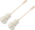 uxcell Sponge Head Home Cleaning Brush for Milk Tea Coffee Bottle Cup Washing, 2 Pcs