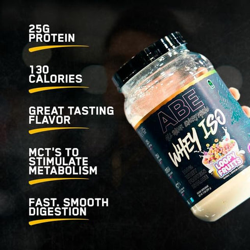 All Black Everything Whey Protein Powder - 25g Protein, Fruity Cereal Milk Flavor, 27 Servings, Low Carbs & Sugar