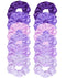 Jaciya 12 Pack Purple Satin Hair Scrunchies, Elastic Band Hair Bobbles, Ponytail Holder Hair Accessories for Women Girls