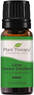 Plant Therapy Lime Steam Distilled Essential Oil, 10 mL, 100% Pure, Therapeutic Grade