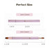Lip Applicator Brush - 3 Pack Professional Retractable Dustproof Lip Brush for Lipstick and Lip Gloss