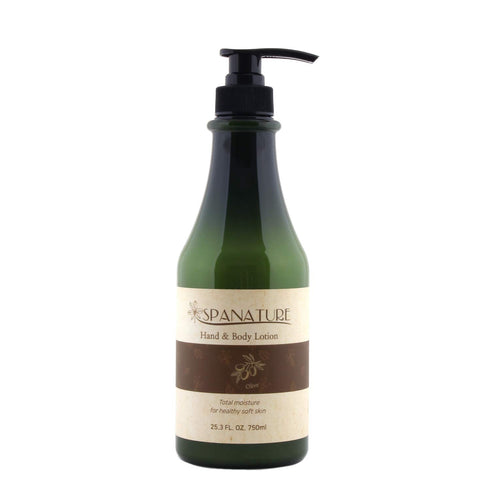 Olive Hand & Body Lotion, Daily Moisturizing Lotion for Skin, 750ml/25oz with Pump