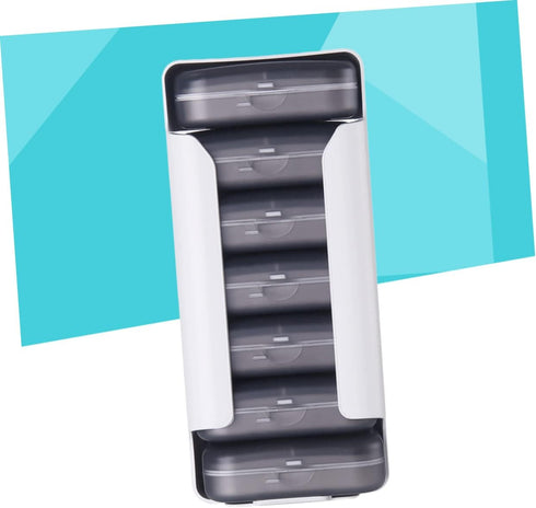Travel-Friendly Pill Organizer - Durable Case for Vitamins and Medications