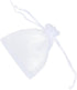 Organza Drawstring Pouches Bags - ReNext, White