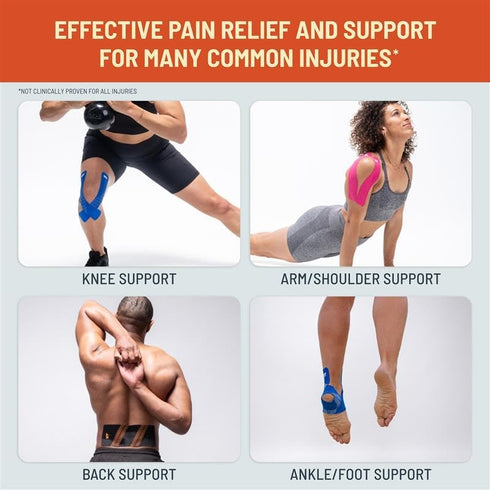 KT Tape Pro Oxygen Kinesiology Tape | Enhanced Support with Celliant Technology