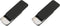 2Pack Mini Dental Floss Case, Portable Floss Dispenser, Refillable Glide Floss for Travel (Black)