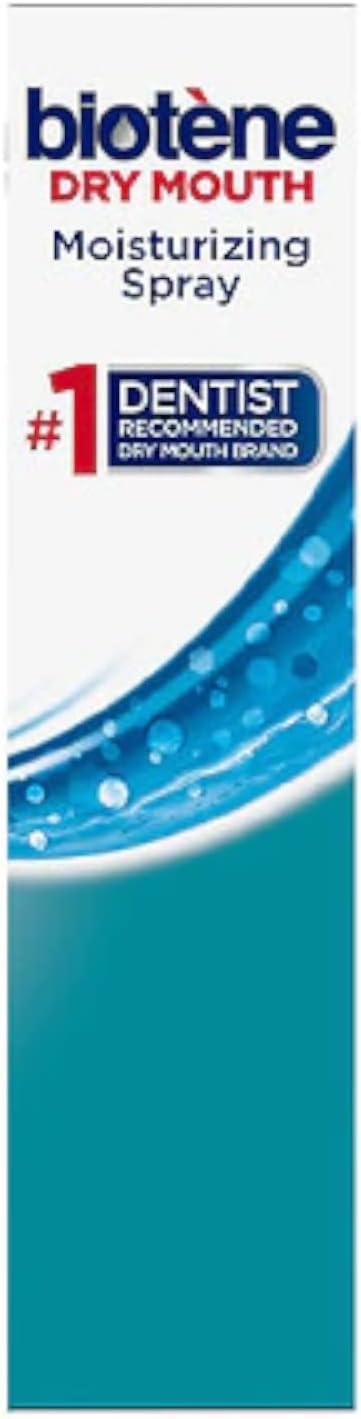 Biotene Moisturizing Dry Mouth Spray, Gentle Mint, 1.5 fl oz (Pack of 4)