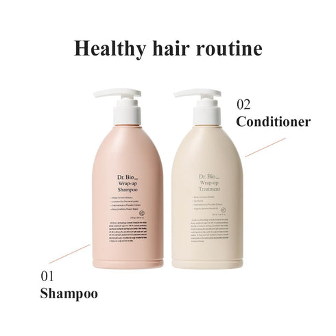 Dr. Bio Wrap-Up Treatment, 8.45oz Damaged Hair Repair with Probiotics & Amino Acids, Vegan Korean Hair Care