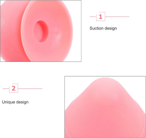 Portable Suction Cup Massage Cone Ball for Foot, Back, Waist, Neck, and Shoulder Muscle Relief, Versatile Triangle