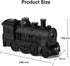 Set, 300 ml 2 Steam Train Essential Oil Diffuser Retro Train Aromatherapy Diffuser with Night Light, Includes Essential