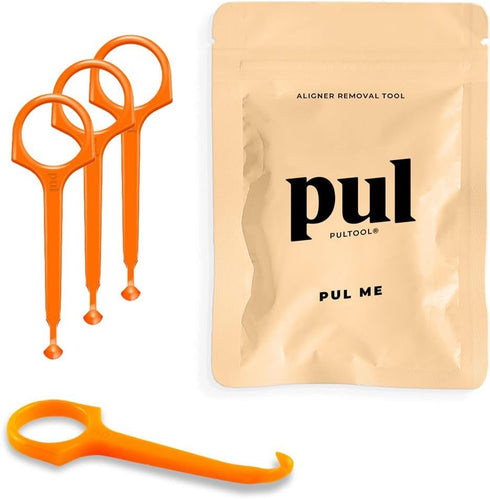 PUL Clear Aligner Removal Tool, Compatible with Invisalign, Hygienic Oral Care Accessory, Pack of 4