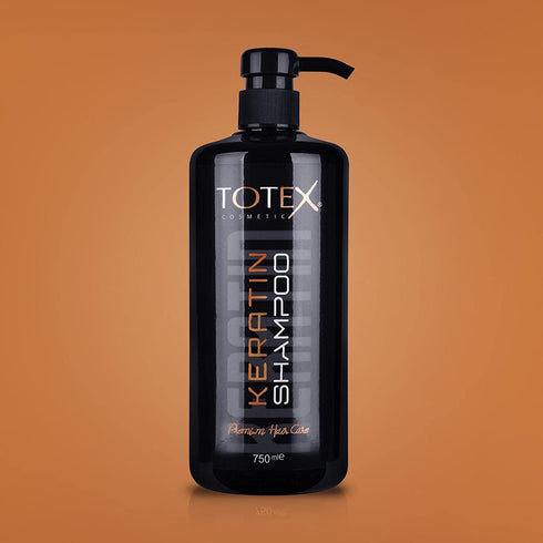 Totex Hair Keratin Shampoo Premium Hair Care Hydrating and Nourishing | Deep Moisturising | Quick Repair of Damaged Hair | For All Hair Types 750 ml