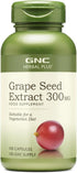 GNC Herbal Plus Grape Seed Extract 300mg | Antioxidant Support | Vegetarian | 100 Count
