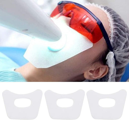 100Pcs/Pack Teeth Whitening Kit, Mouth Guard and Other Accessories, Mouth Gauze Face Bibs