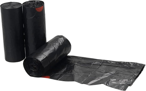 7 Gallon Black Drawstring Trash Bags, 110 Count, 3 Rolls