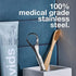 Davids 100% Medical Grade Stainless Steel Professional Tongue Scraper, Made in the USA