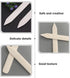 MAGICLULU Laundry Stain Remover Fabric Scraper, Clothes Scraper Fur Remover Dog Hair Brush for Carpet