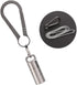 SW633 Micro Titanium Portable Pill Case Keychain, Waterproof Mini Pill Holder for Outdoor Travel Camping