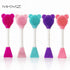 Pink Facial Cream Spatula Silicone Face Mask Brush Mask Beauty Tool-Double Heads Skincare Applicator Tools for Facial Masks Apply Cream Makeup Brushes and Tools