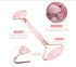 Jade Roller & Gua Sha Set - Rose Quartz Face Roller for Ultimate Facial Skin Care Products & Beauty Tools