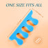 NOVAL Toe Separator Pedicure Foam Separators, 200 PCS (100 Pairs) for Nail Polish, Women & Girls